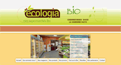 Desktop Screenshot of ecologiabio.fr