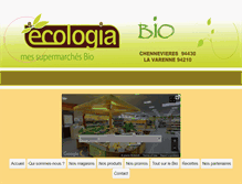 Tablet Screenshot of ecologiabio.fr